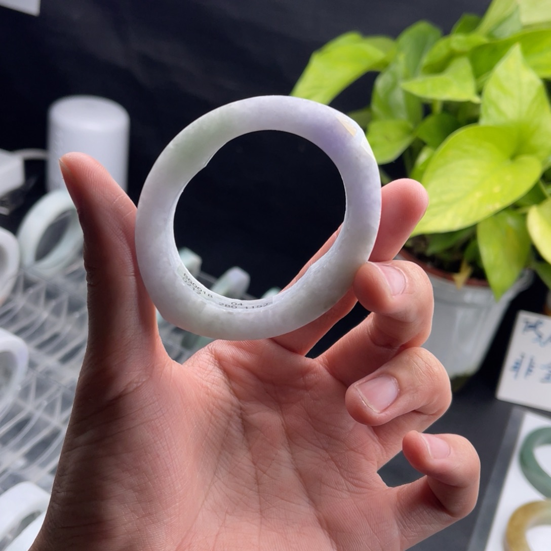 【闪购商品】定制翡翠50-56贵妃纹裂推荐未镶嵌