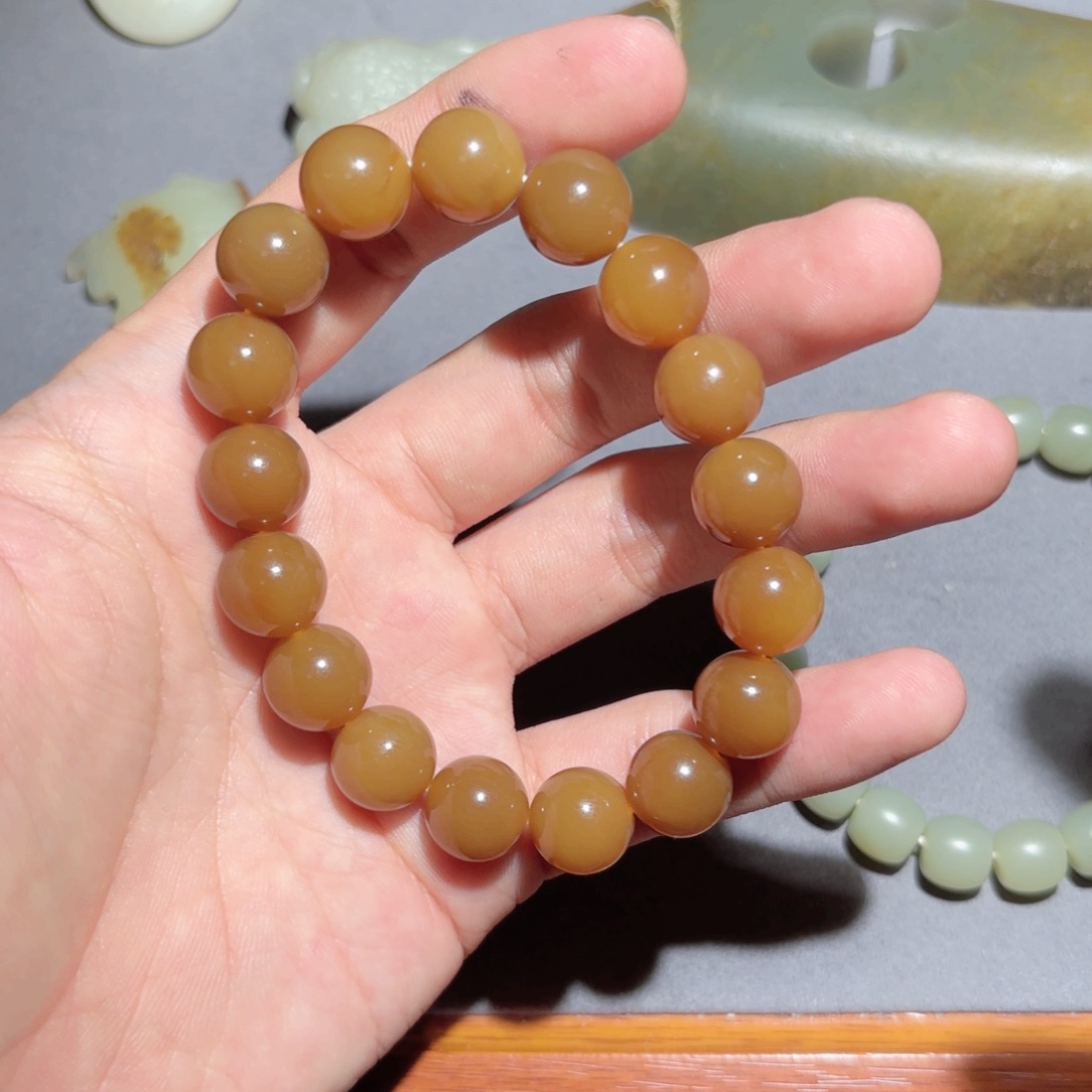 和田玉手链未镶嵌