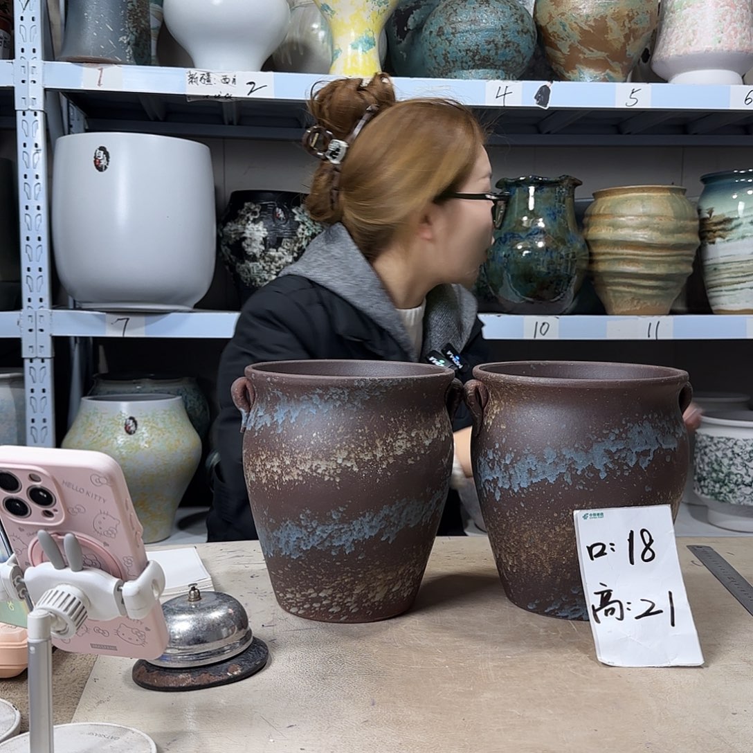 18@21 紫砂花盆尺寸