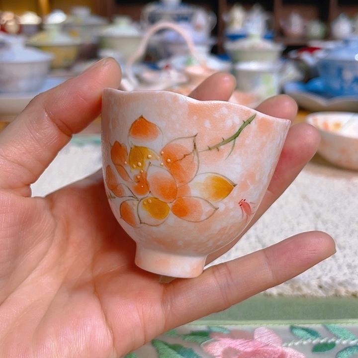 【闪购商品】雾粉逸云茶杯