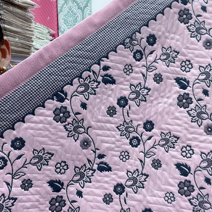 棉粉色小乱花了去年