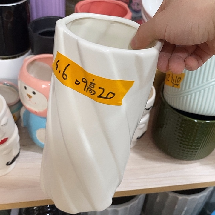 陶摆件陶盆有孔 瑕疵介意勿拍