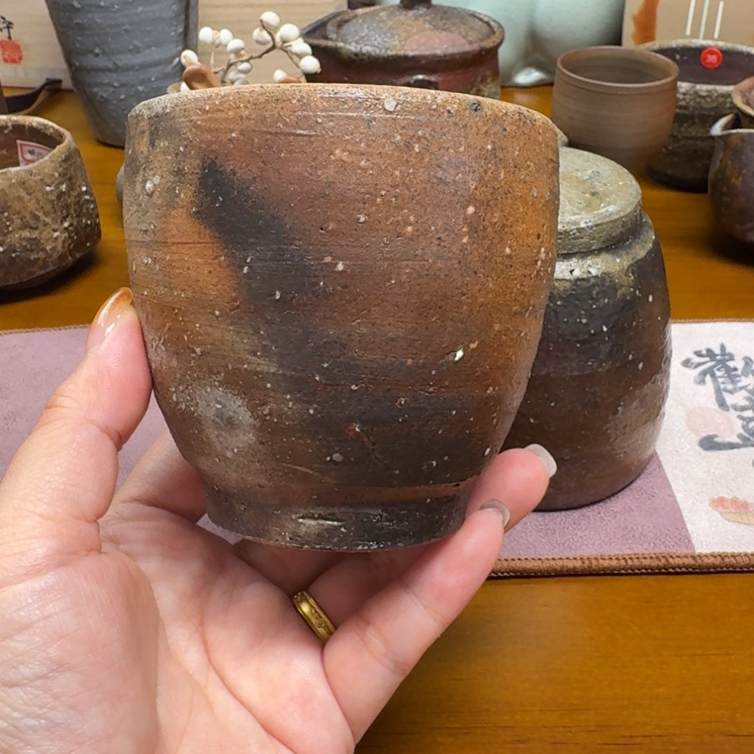 麗***中备前烧 铃木黄弋 汤吞尾款链接