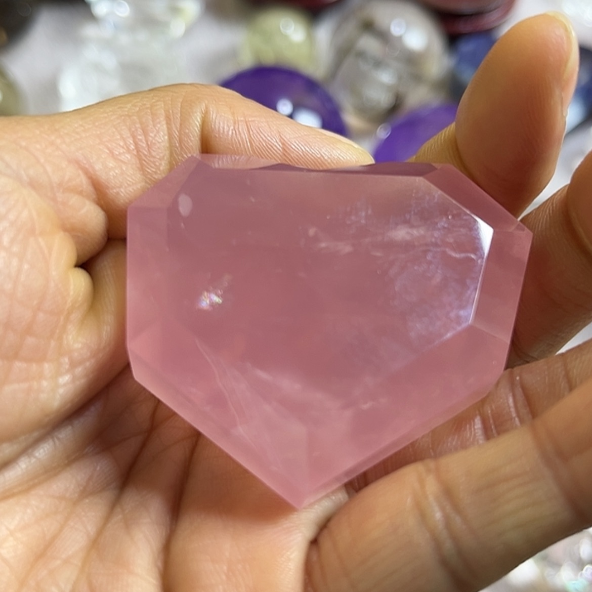 【闪购商品】水晶摆件爱心未镶嵌