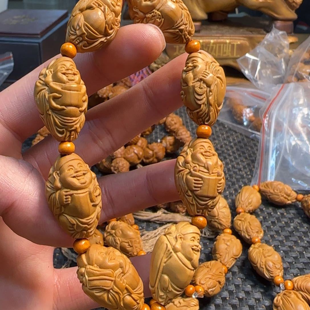 橄榄核手串/手链开心财神
