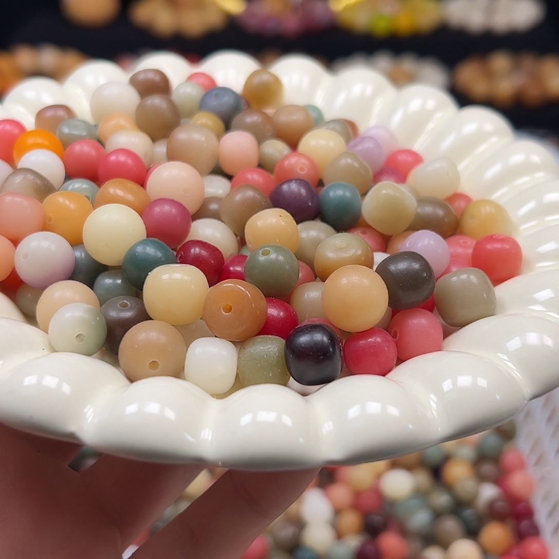 菩提根/象牙果手串瑕疵敦煌混400颗