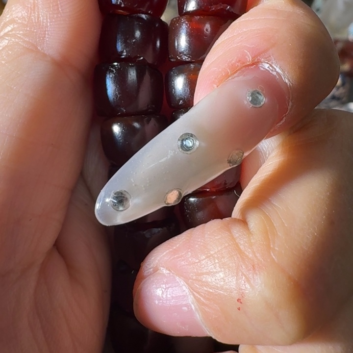 路****玛瑙/玉髓合金颈饰