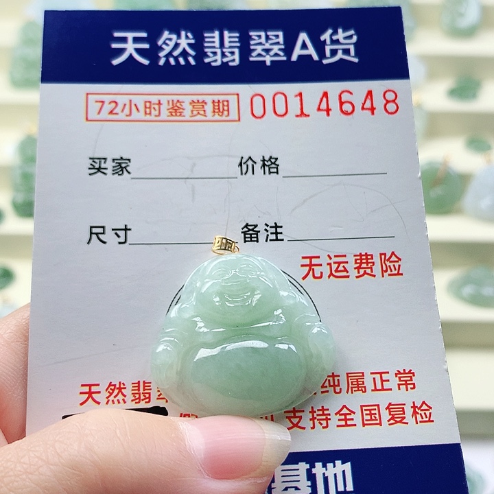 颈饰未镶嵌翡翠吊