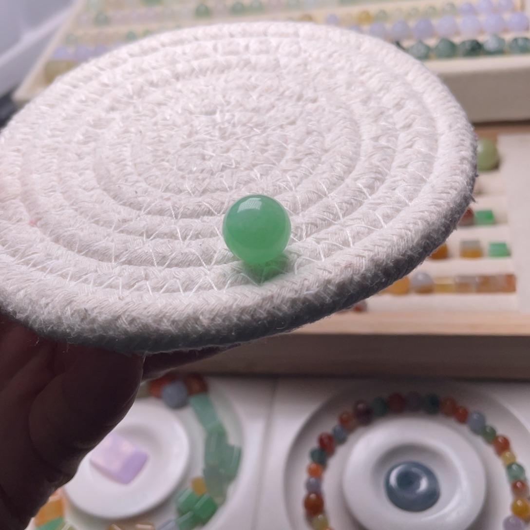 未镶嵌手链翡翠卡12.3绿珠