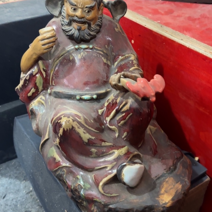 陶其他石湾摆件人物公仔