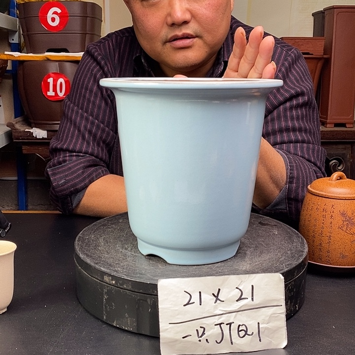 紫砂花盆货号一只JTQ1