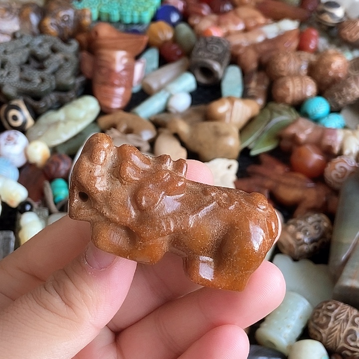 和田玉未镶嵌颈饰37