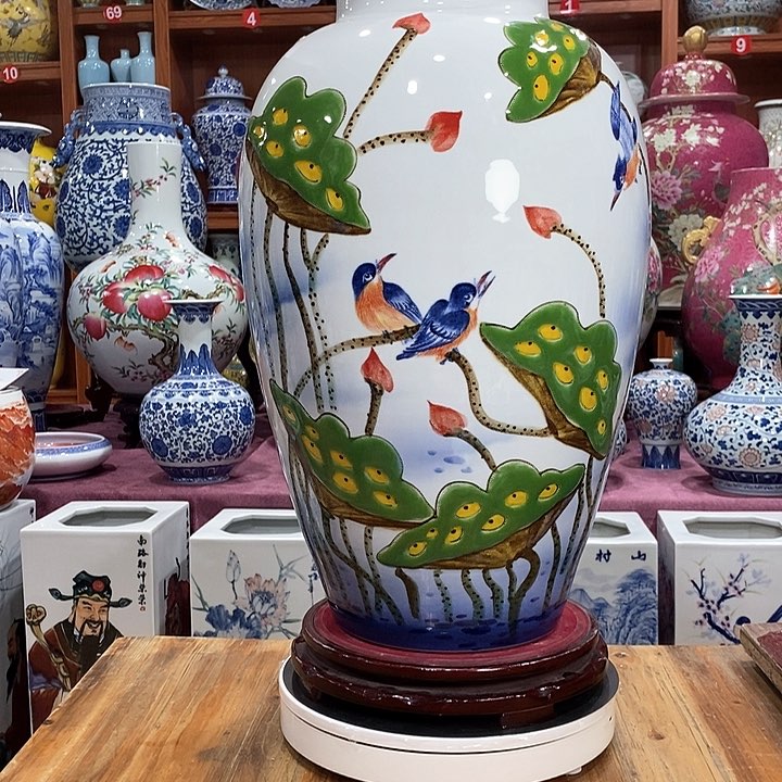 景德镇陶瓷花瓶摆件代****