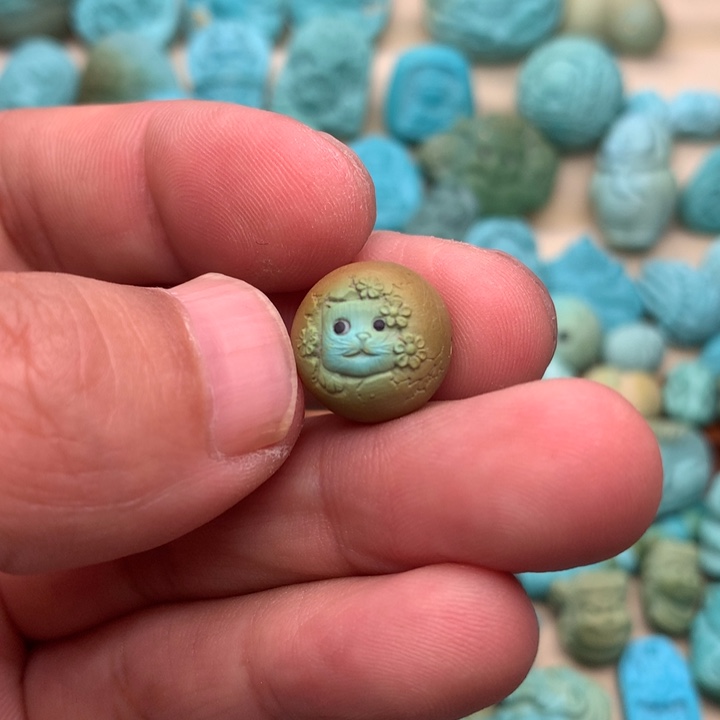 绿松石珠宝奇石未镶嵌