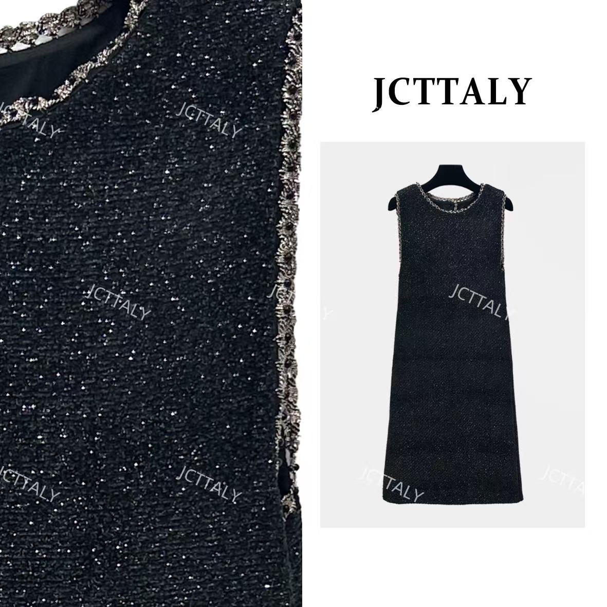 【宠粉价】法式赫本轻奢时尚气质无袖设计连衣裙NH-WX030