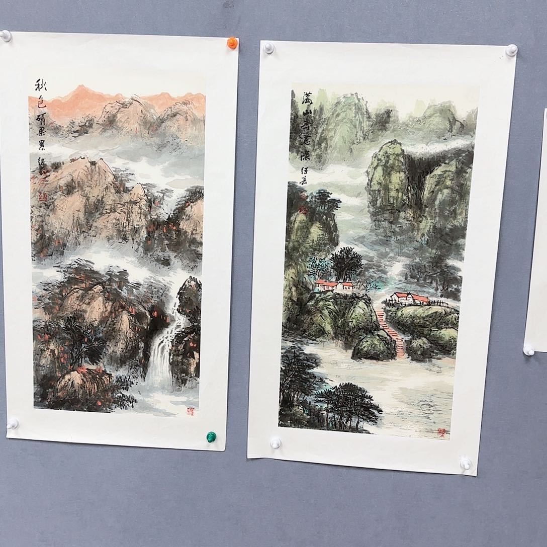 国画张老师作品分享