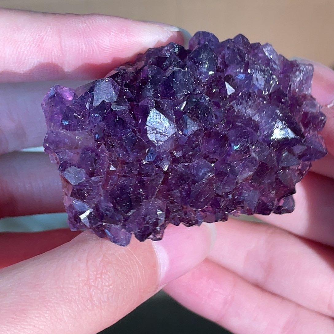 未镶嵌水晶手链乌拉圭紫水晶42号