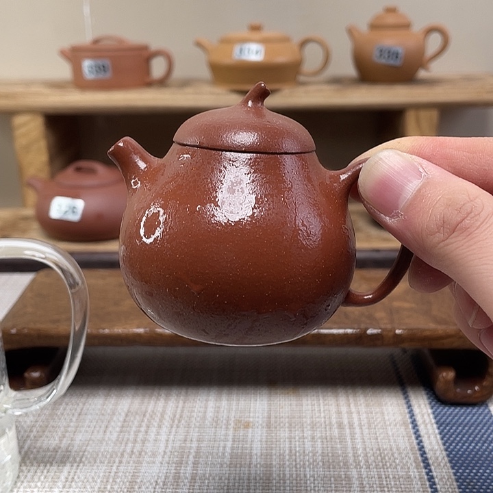 紫砂茶壶用**哥原矿手工紫砂壶