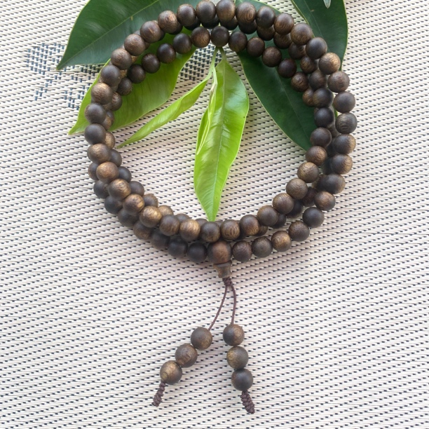 沉香棋楠西瓜叶08-24克九五沉圆珠多圈多样性发一条