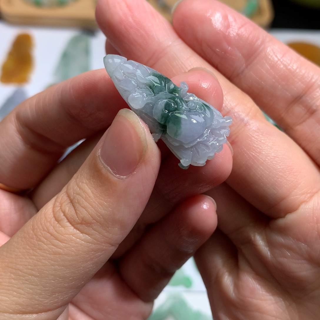 定制翡翠未镶嵌白菜