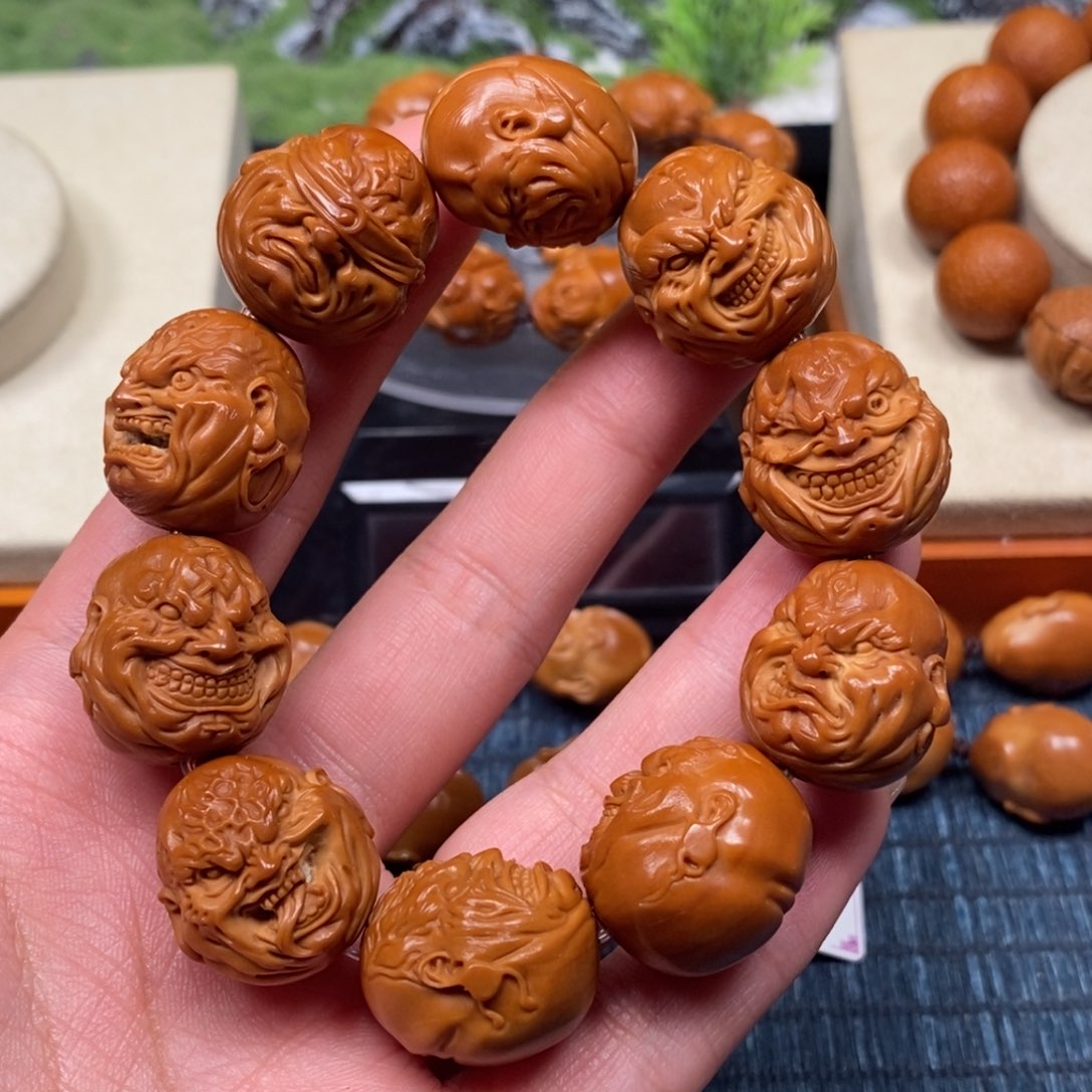 橄榄核手串/手链沿**你蒙眼恶僧，