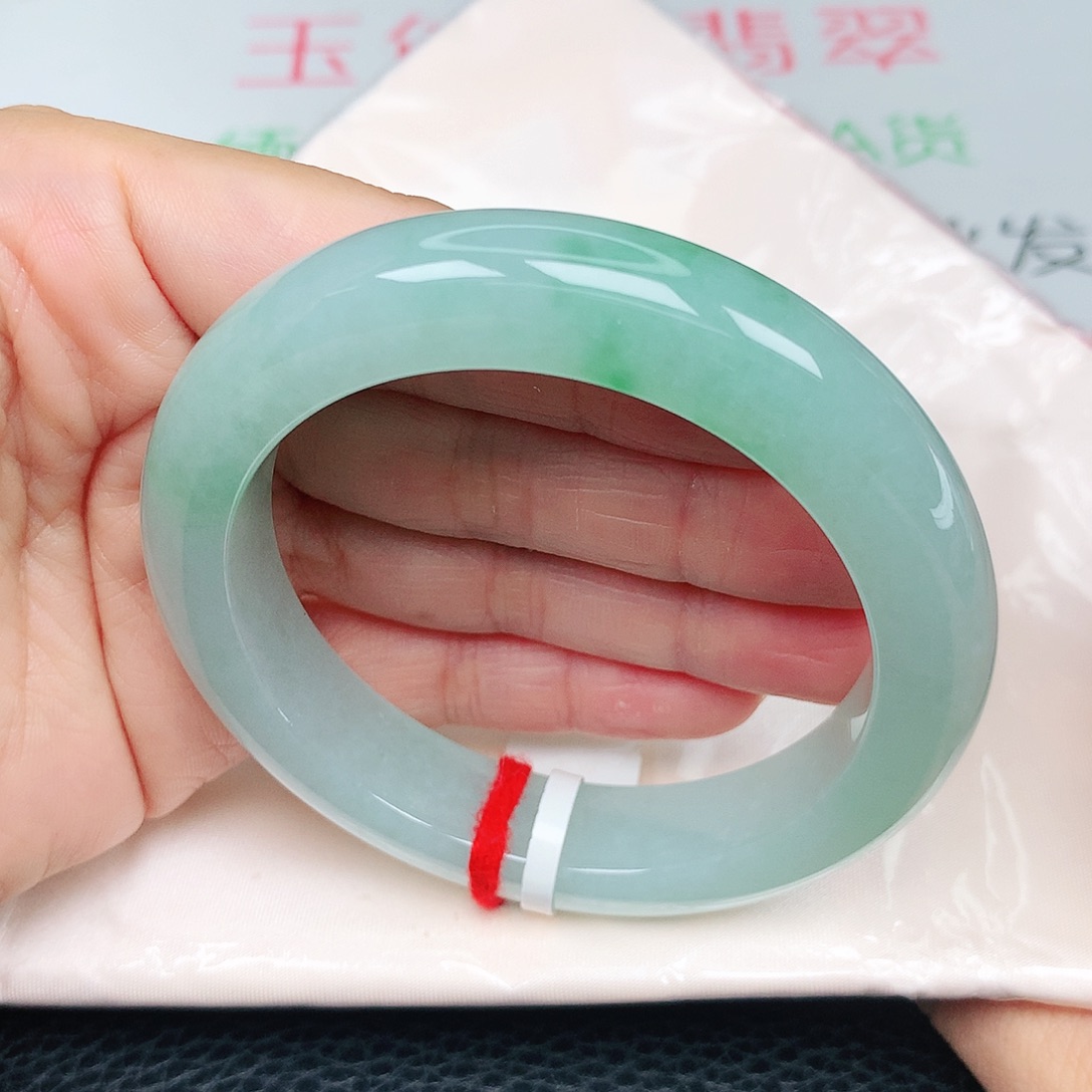 未镶嵌手镯翡翠满果绿31