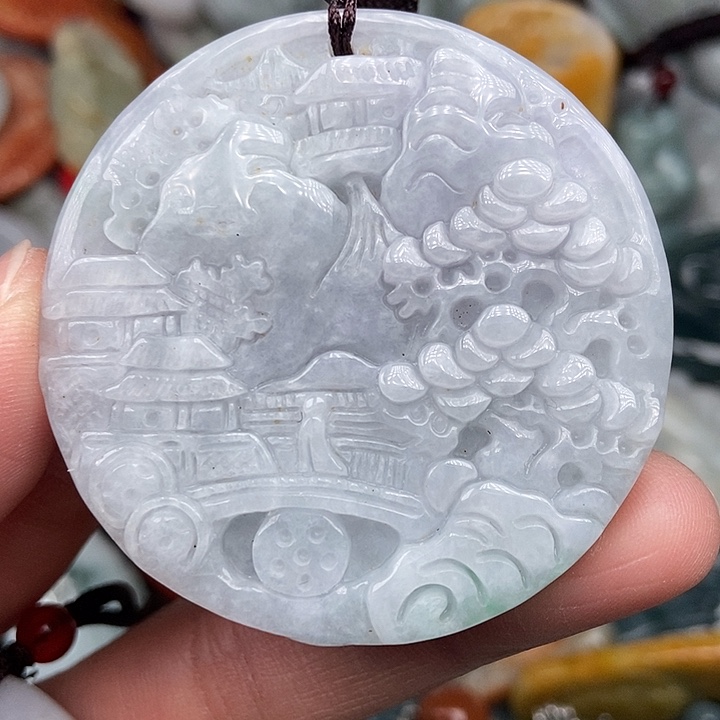 颈饰未镶嵌翡翠翡翠