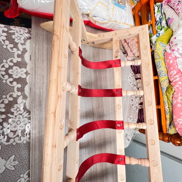 折叠摇篮床 katlima buxuk wakorpayuruxliki木制防滑