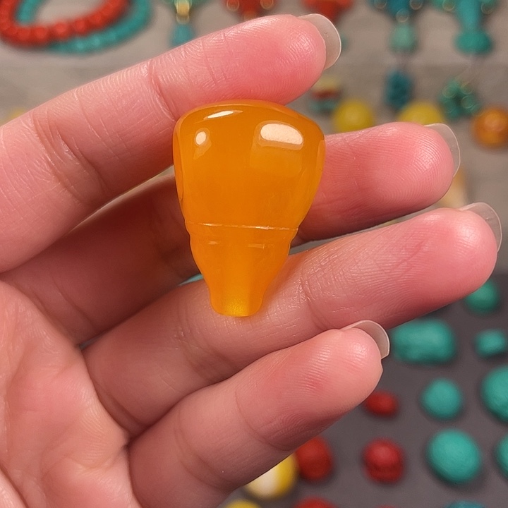 科***森蜜蜡未镶嵌裸石18米