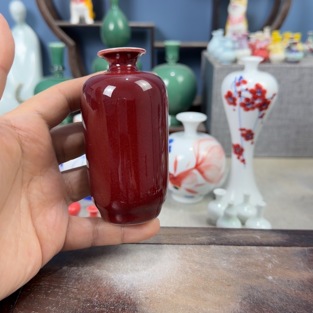 陶瓷手工小花器摆件