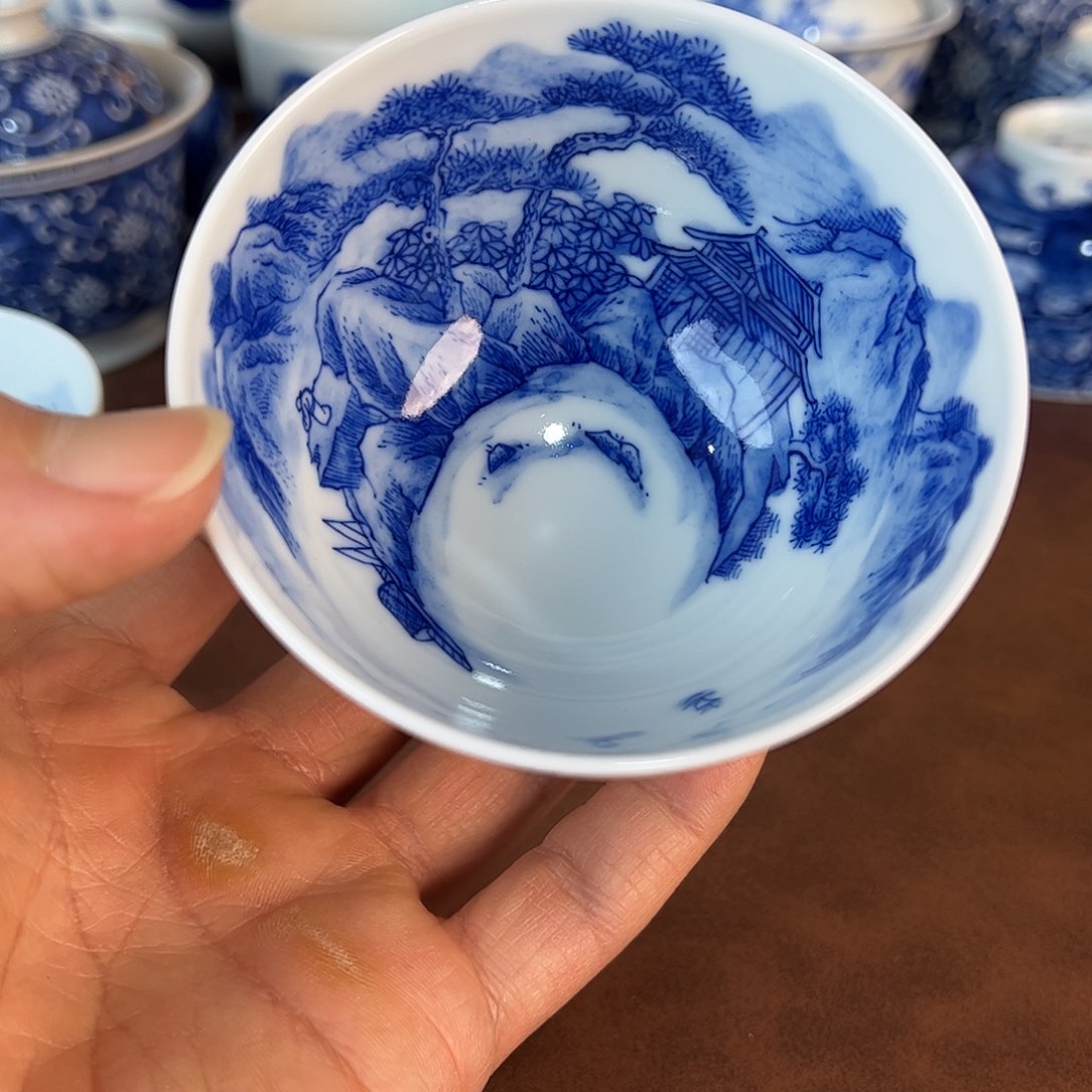 杯可**乐景德镇全手工手绘陶瓷