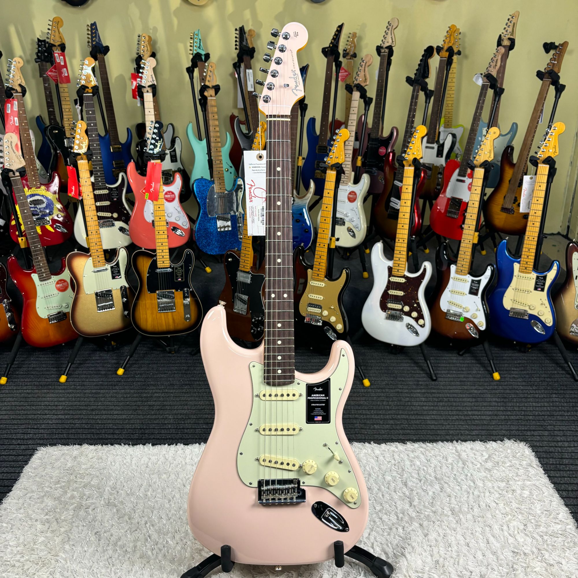 特价琴Fender芬达美专二代ST电吉他玫瑰木指板0113900756贝壳粉