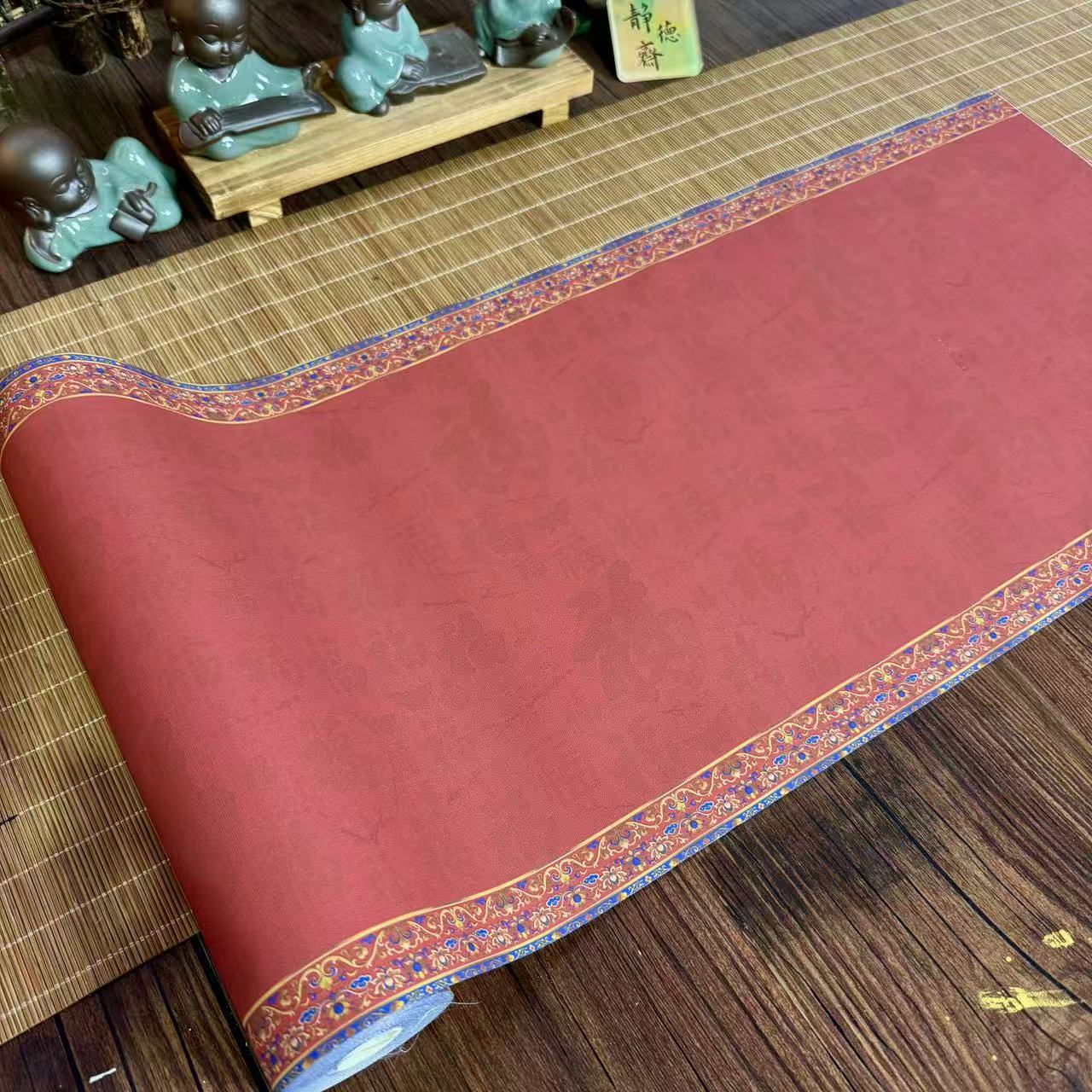 静德斋【是绢布】古风【言庭序绢布长卷】小楷行草书作品宣纸