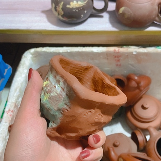 全手工，半手工制作宜兴紫砂壶