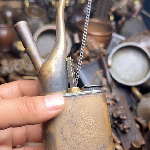 铜制文玩把玩物件