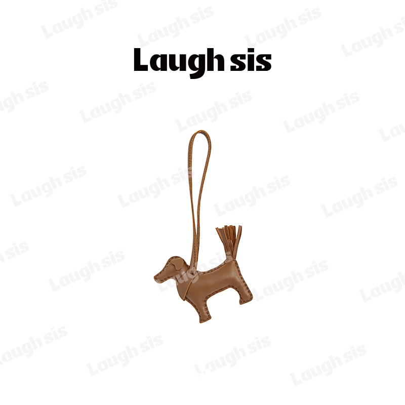 【笑毒毒定制】 头层小羊皮-小狗挂件LS508P004-laughsis