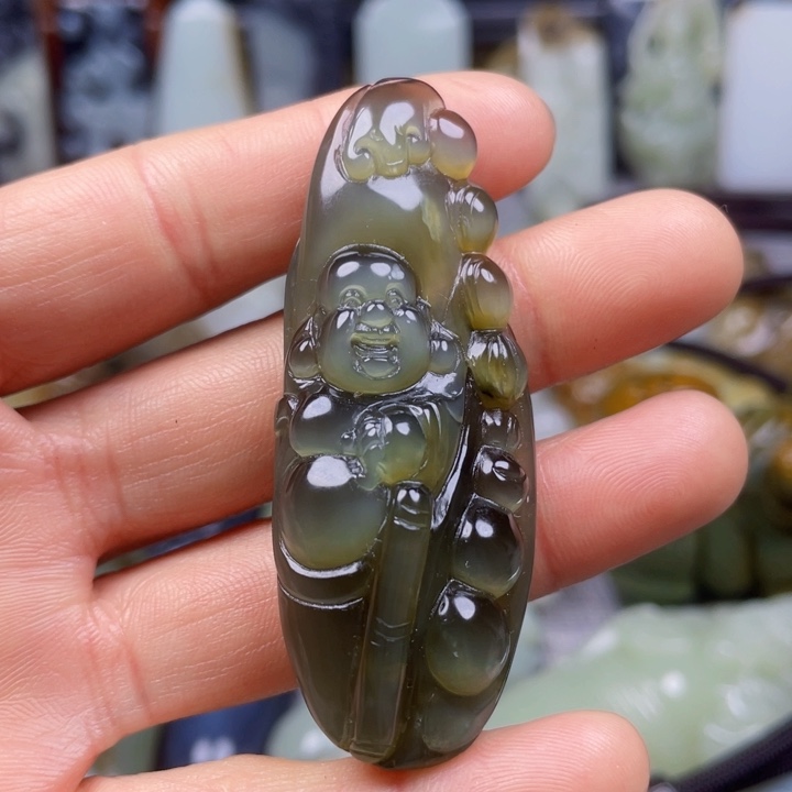 和田玉挂件未镶嵌