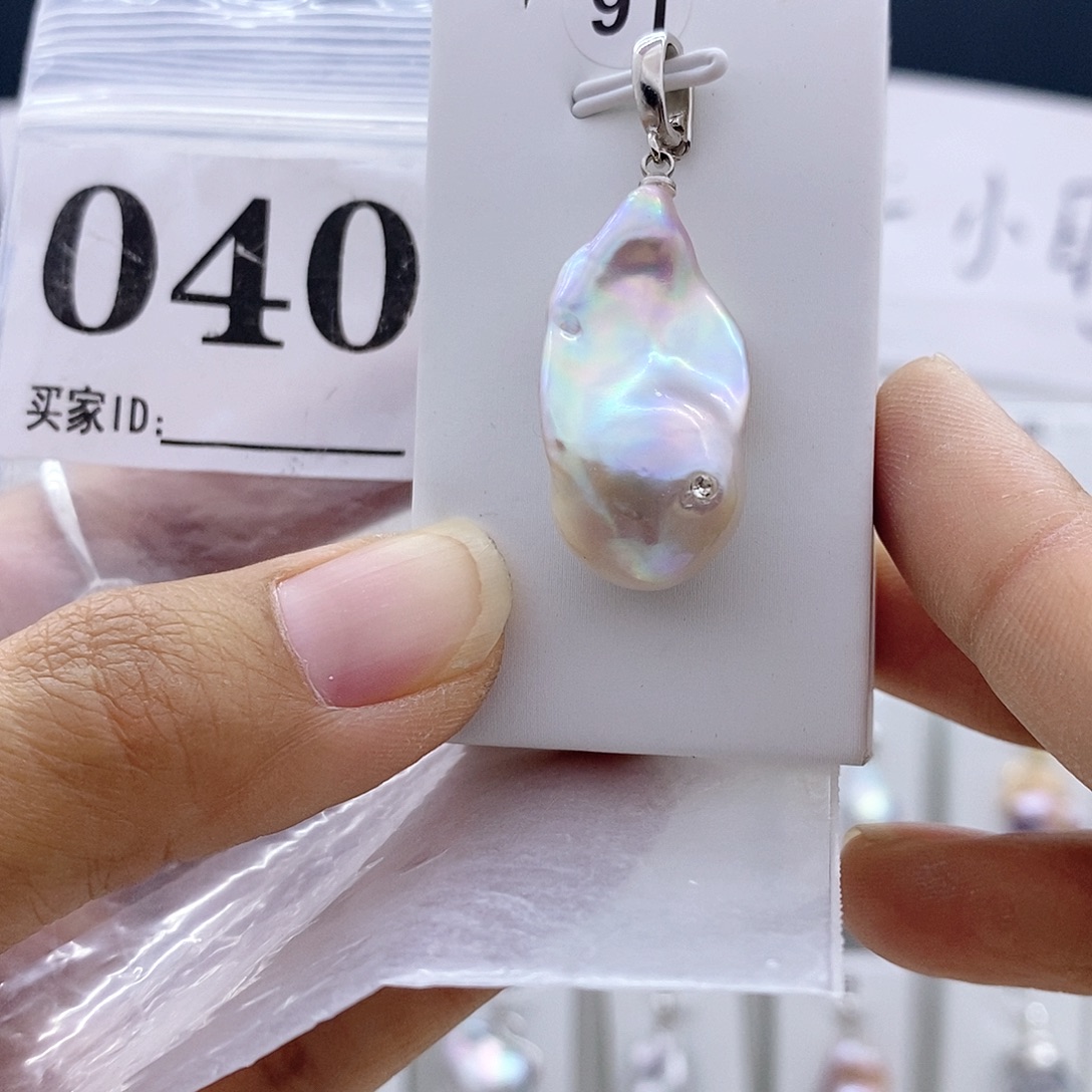 淡水珍珠颈饰钛钢