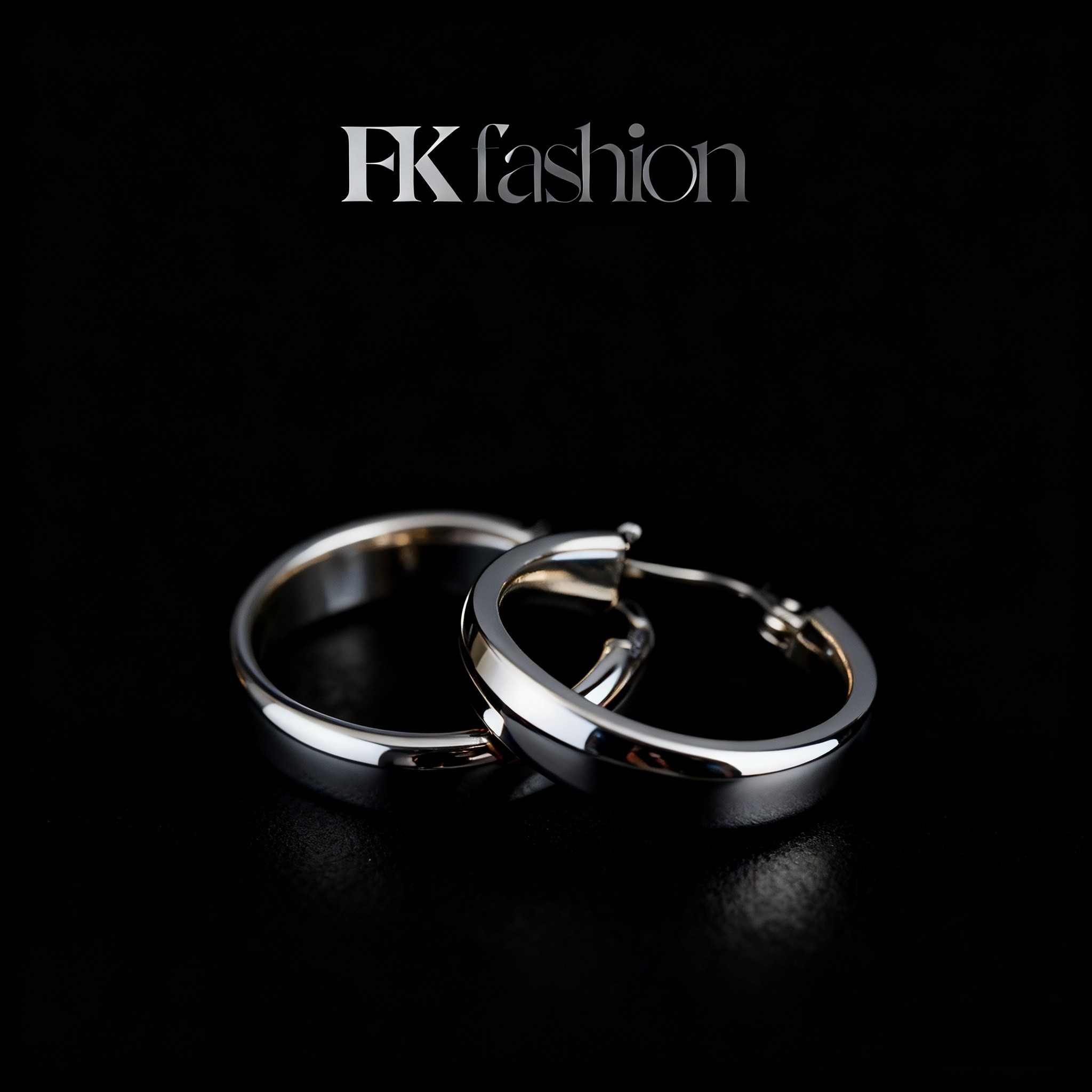 925银耳饰 银宽素圈气质耳扣22尺寸宽显简约瘦网红韩版