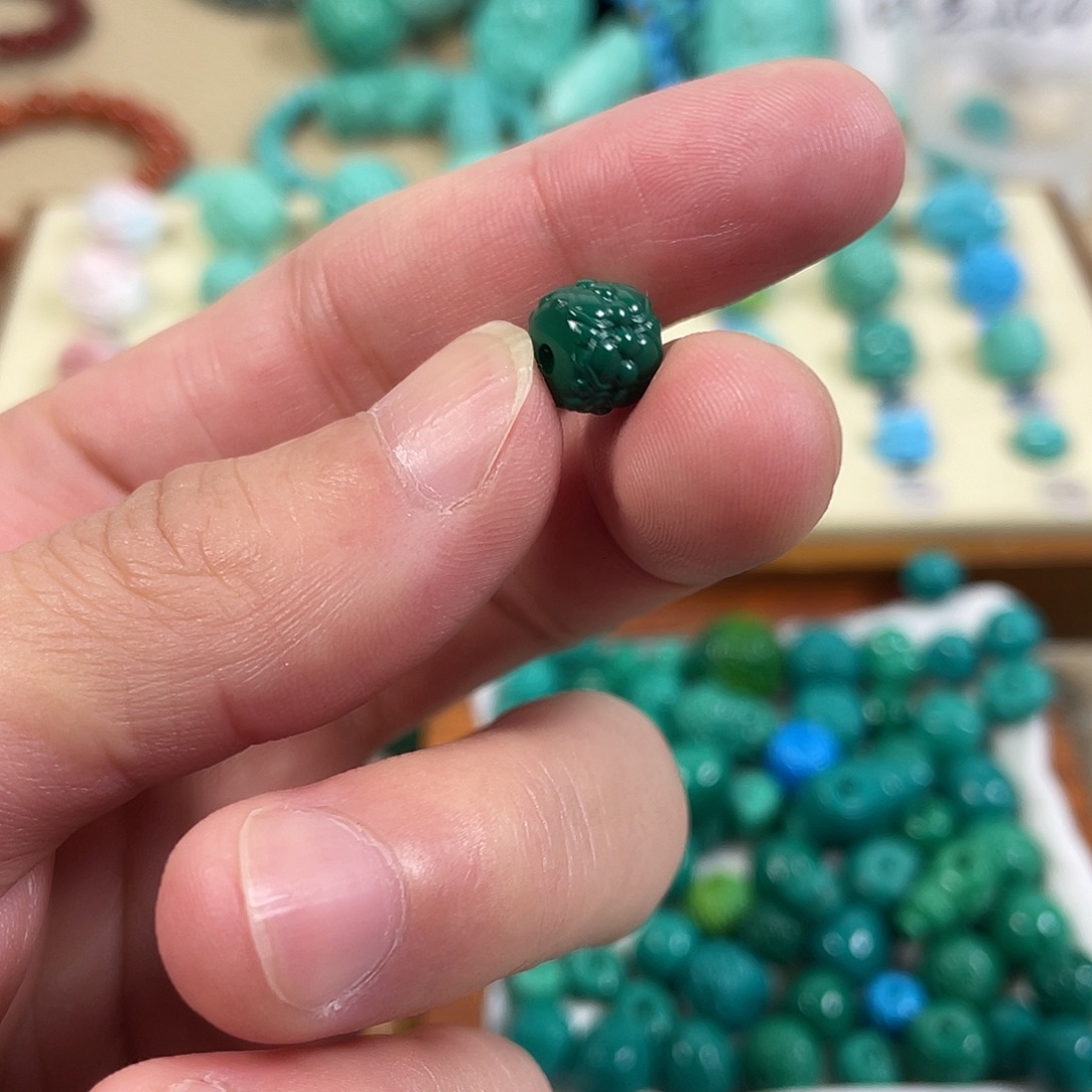 手工雕刻配饰配珠手串尺寸8