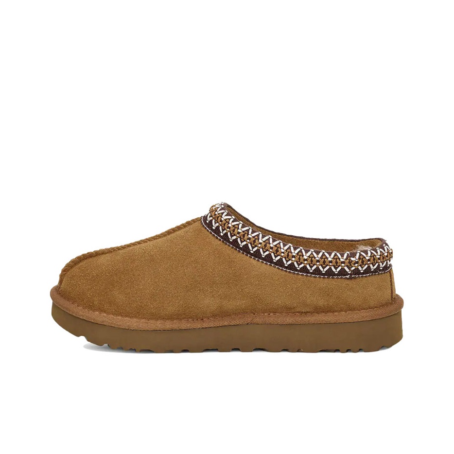UGG  加绒 低帮 编织鞋口 舒适休闲  纯色一脚蹬 棕色 5955-CHE