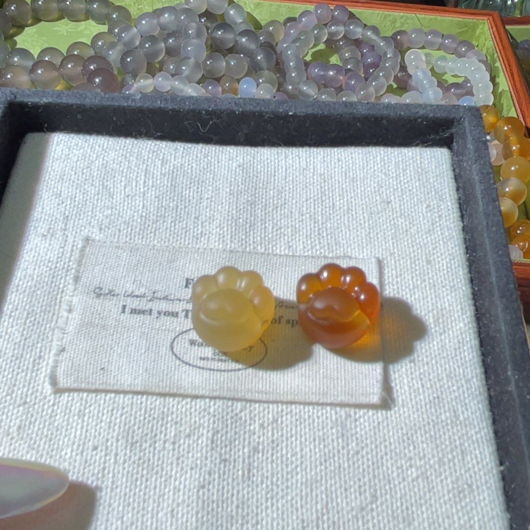 玛瑙/玉髓合金吊坠(不含链)