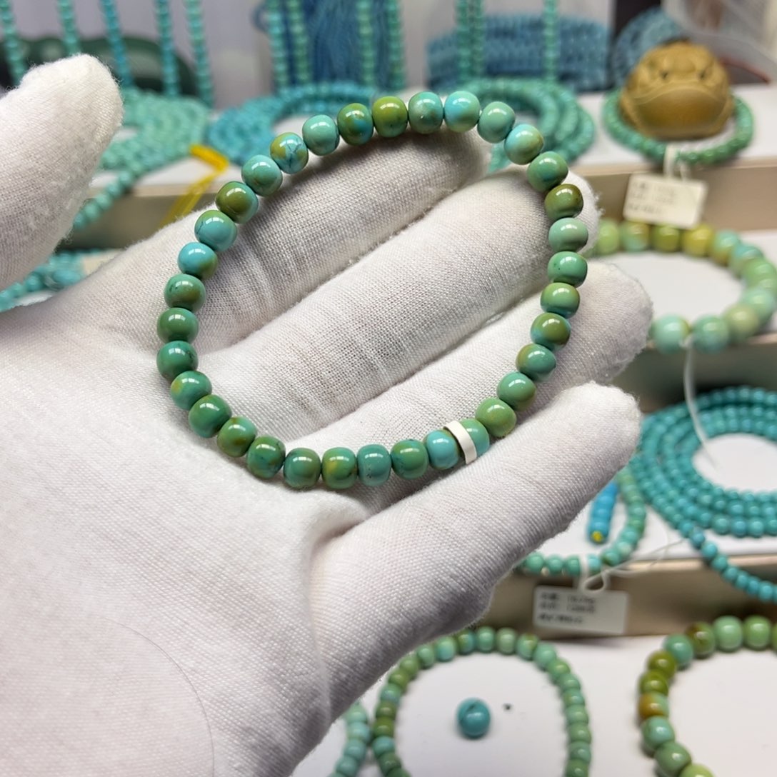 绿松石未镶嵌手链