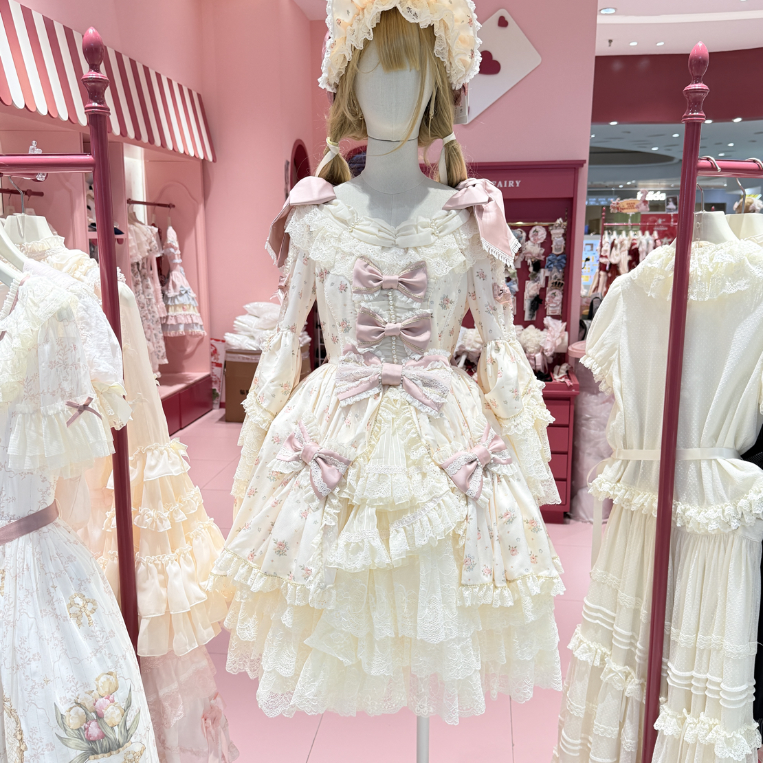 豌豆公主华丽款姬袖op花嫁Lolita