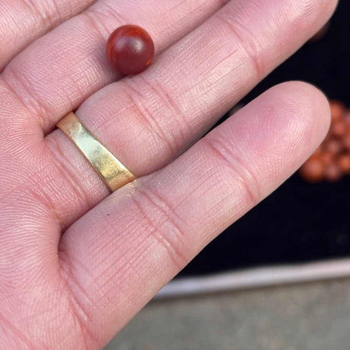 南红玛瑙珠子未镶嵌