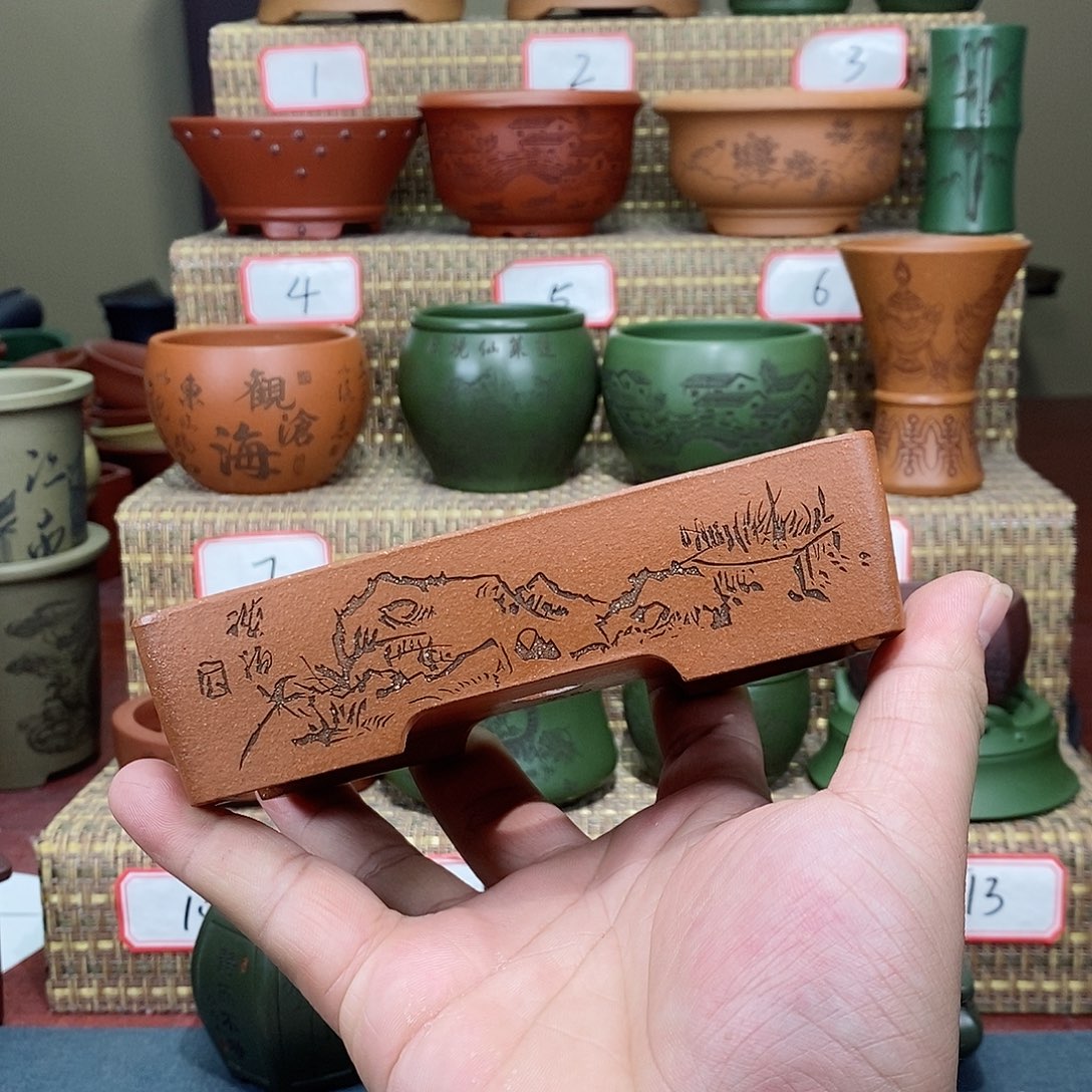 紫砂花盆我在看你