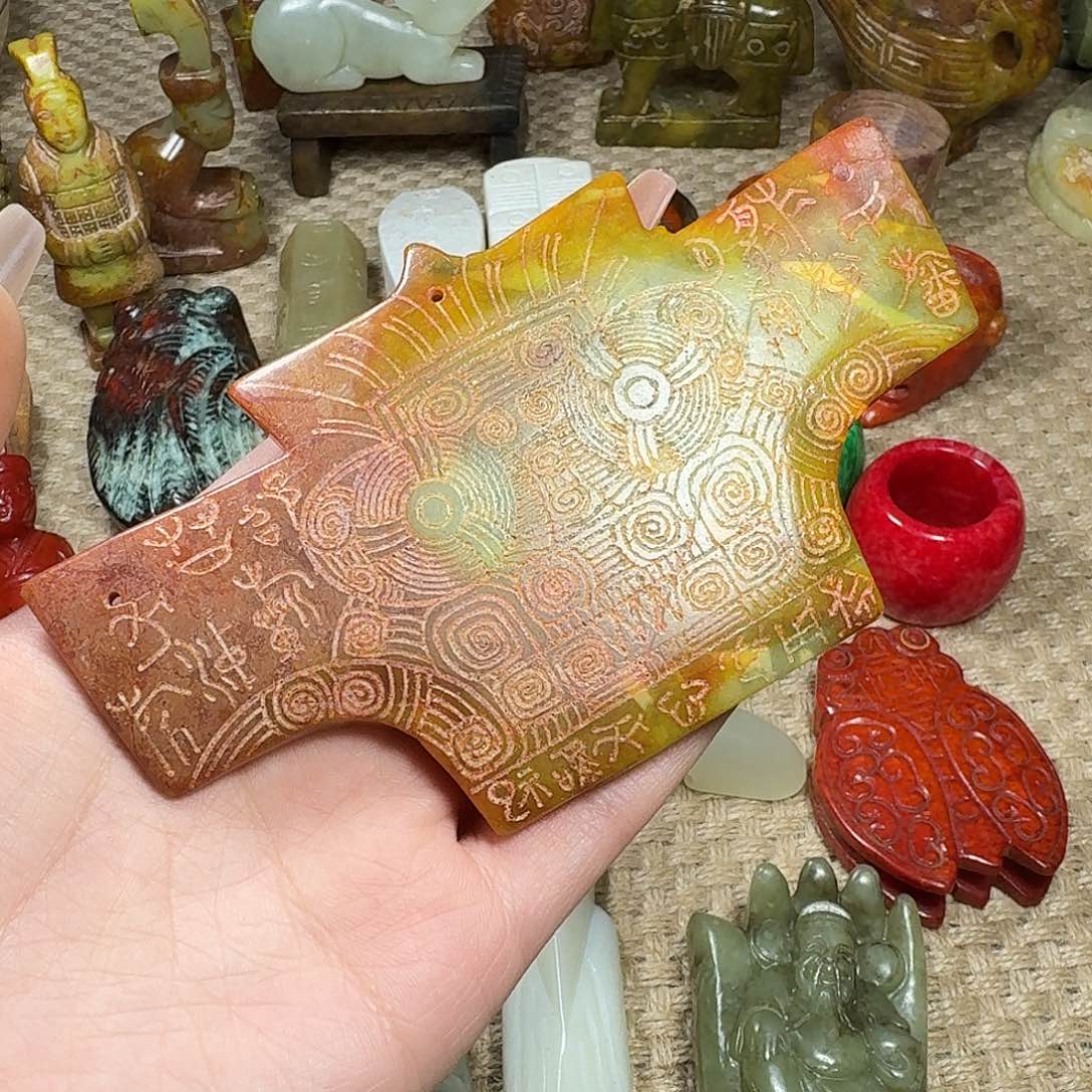 白玉菩提吊坠挂件