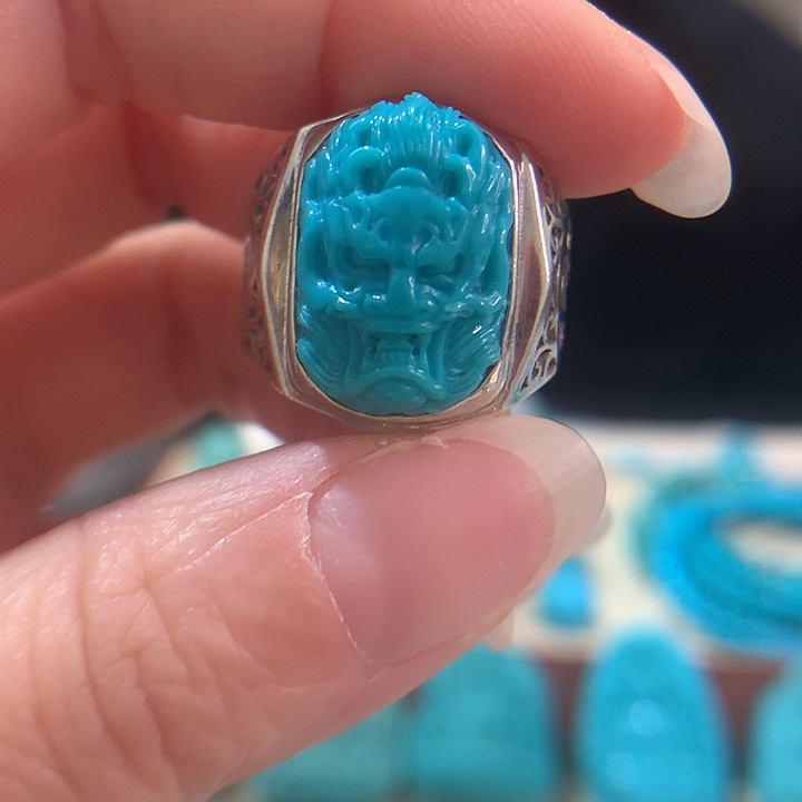 绿松石珠宝奇石未镶嵌