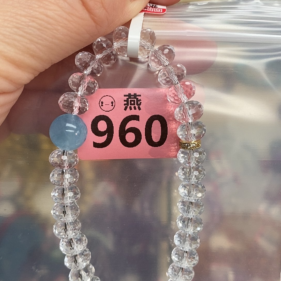 水晶手链未镶嵌多样性发一