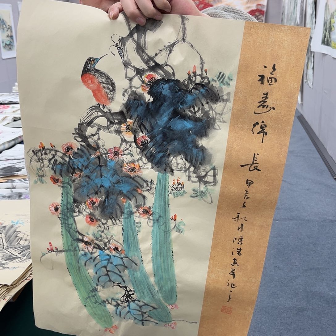 国画宣纸国画作品纯手绘